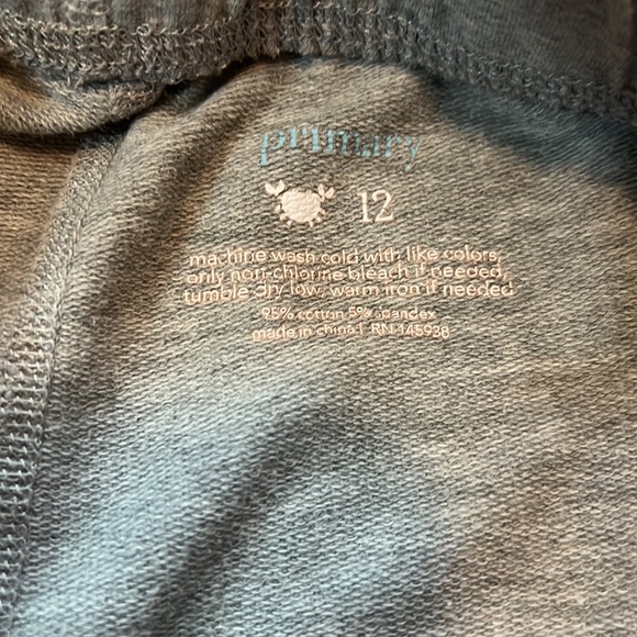 Girls Size 12 Gray Primary Brand Leggings - Picture 3 of 4